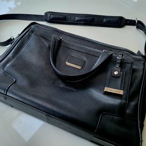 Tumi Messenger Bag Leather